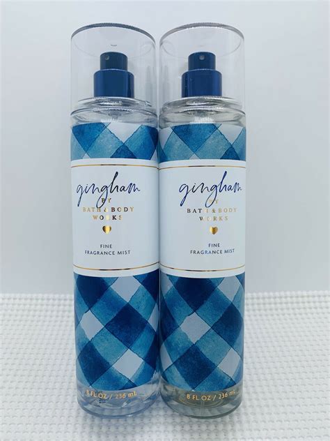 Bath Body Works Gingham Fine Fragrance Mist Oz Pcs Brand New