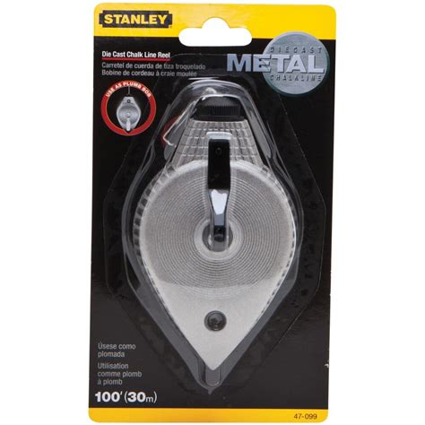 Stanley 30 M100 Ft Die Cast Chalk Line Reel The Home Depot Canada