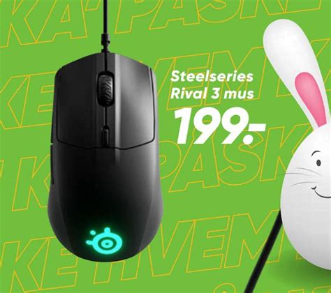 Steelseries Rival 3 Mus Tilbud Hos Bilka