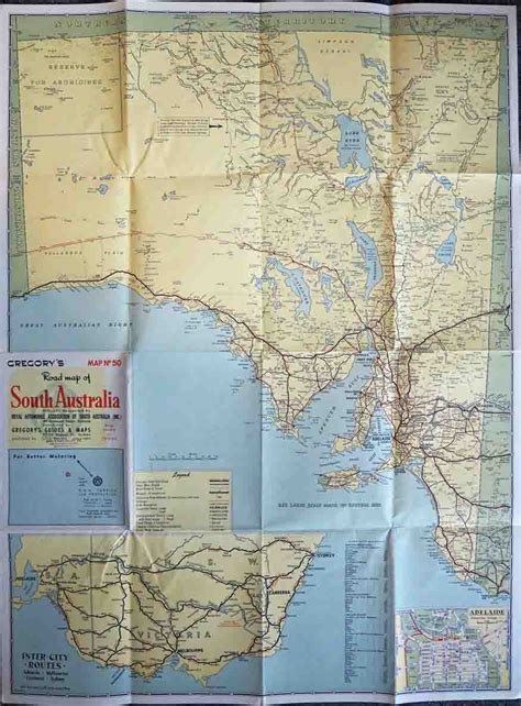 Gregory's Road Map of South Australia by Gregory's Guides and Maps ...