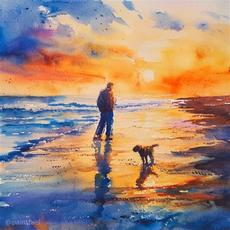 50+ Watercolor Beach Painting Inspiration Ideas Tips & Tutorials [Art ...