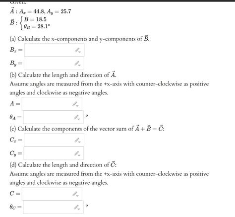 Solved A Ax Ay B B B A Calculate The Chegg