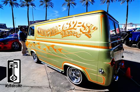 Metal Flake Gypsy Van Shines at SEMA Show 2013 | MyRideisMe.com