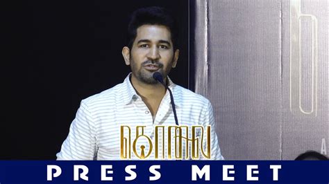 Actor Music Director Vijay Antony Speech Kolai Press Meet