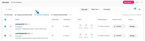 software installation atera support