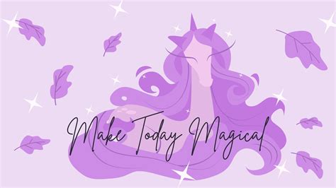 Purple Unicorn Wallpaper in Illustrator, SVG, JPG, EPS, PNG - Download | Template.net