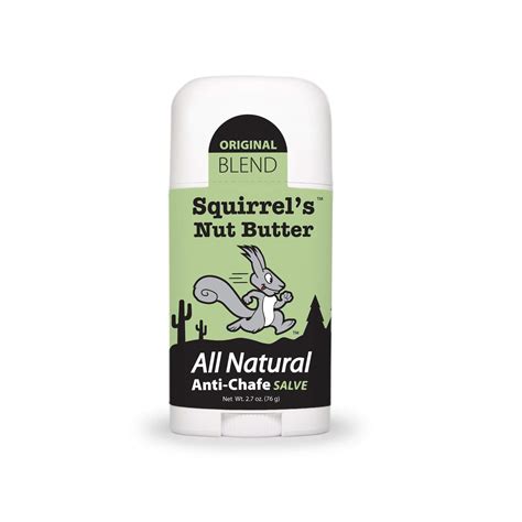 Squirrel's Nut Butter All Natural Anti Chafe Salve, Stick Applicator, 2 ...