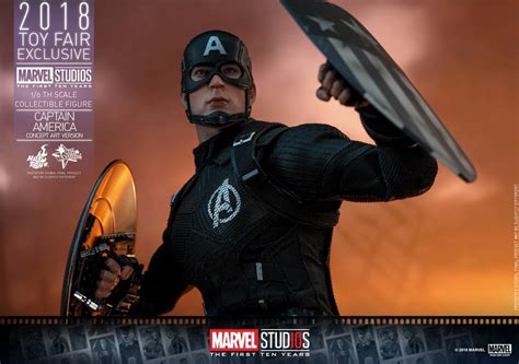 Hot Toys Marvel Studios The First Ten Years 1 6 Captain America Concept Art Version Figures