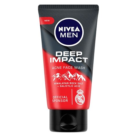 Nivea Men Facewash Deep Impact Acne With Himalayan Rock Salt 50 Gm