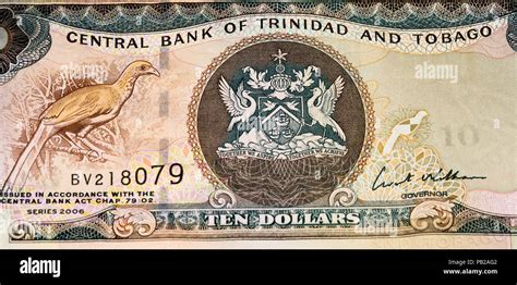 10 Trinidad And Tobago Dollar Bank Note Trinidad And Tobago Is The National Currency Of This