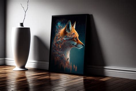 Fox Fantasy Surreal Art, Digital Art Print, Digital Download, Wallpaper ...