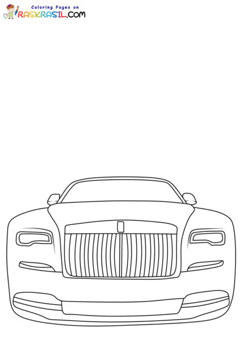 Rolls Royce Phantom Coloring Pages