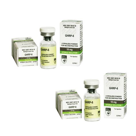 Pack Peptides prise de masse débutant GHRP 6 Hilma Biocare 12