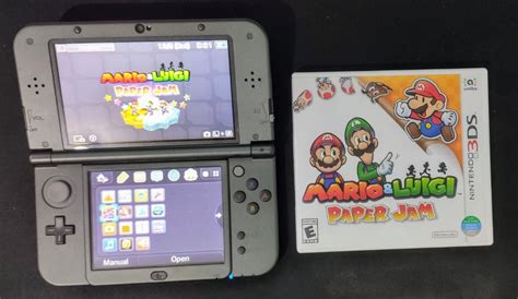 Mario Luigi Paper Jam Ds Game Ntsc English Language Video