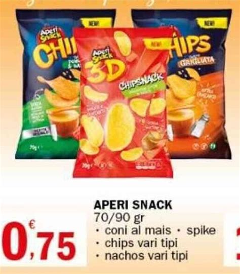 Aperi Snack 7090 Gr Coni Al Mais Spike • Chips Vari Tipi • Nachos