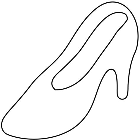 High Heel Outline Clipart