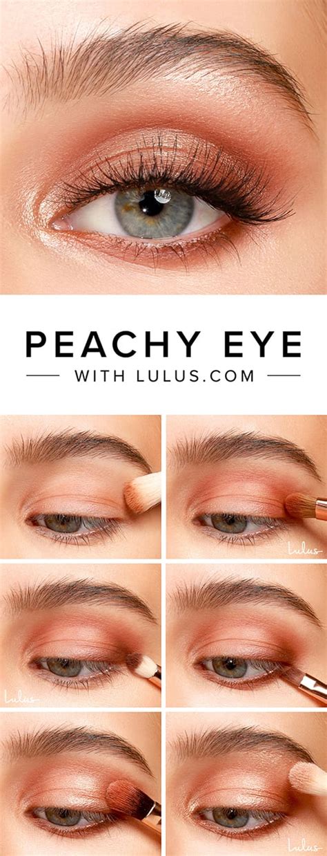 Peachy Eyeshadow Tutorial Fashion Blog