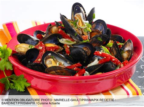 Moules Au Chorizo Facile D Couvrez Les Recettes De Cuisine Actuelle