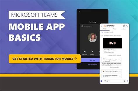 Microsoft Teams Mobile App Guide - PEI