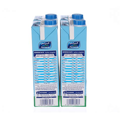 Almarai Long Life Milk Full Fat With Vitamin 1ltr × 4s Sharjah Co