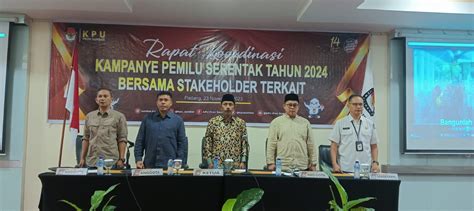 Kpu Sumbar Gelar Rakor Kampanye Pemilu Bbm 2024 Surya Efitrimen