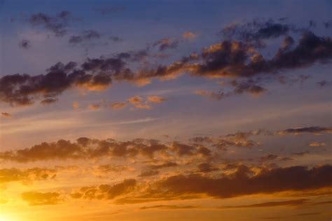 Premium Photo | Clouds blue sky background during sunset