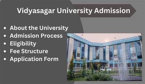 Vidyasagar University Admission 2025-26: Last Date, Courses