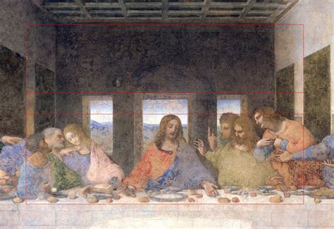 Da-Vinci-The-Last-Supper-Table-Window - The Golden Ratio: Phi, 1.618