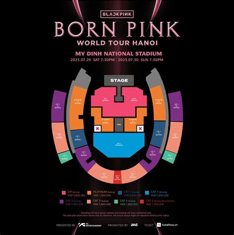 Official Ticket Blackpink World Tour Born Pink Hanoi