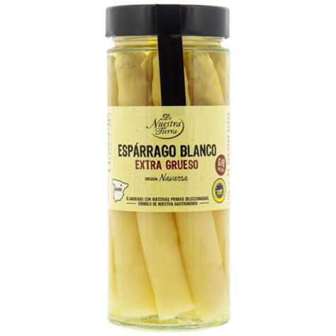 Buy De Nuestra Tierra Espárragos blancos extra grueso PGI Extra Large