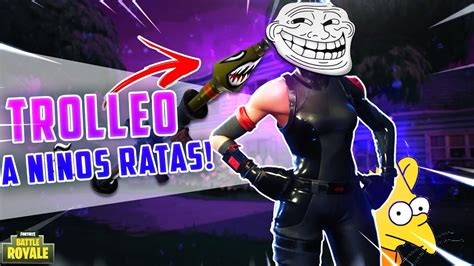 TROLLEO A UN NIÑO RATA Y LLORA TROLLEOS EN FORTNITE 1 YouTube