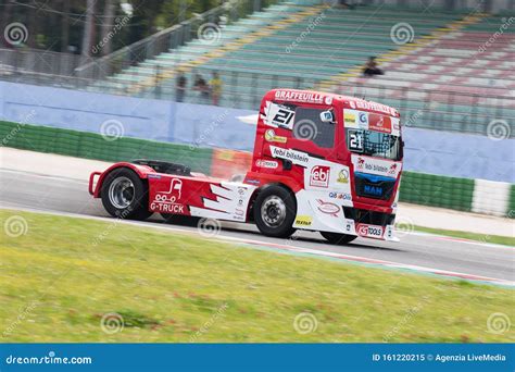 Truck Racing Fia European Truck Racing Championship - First Turn In Misano Editorial Photo ...