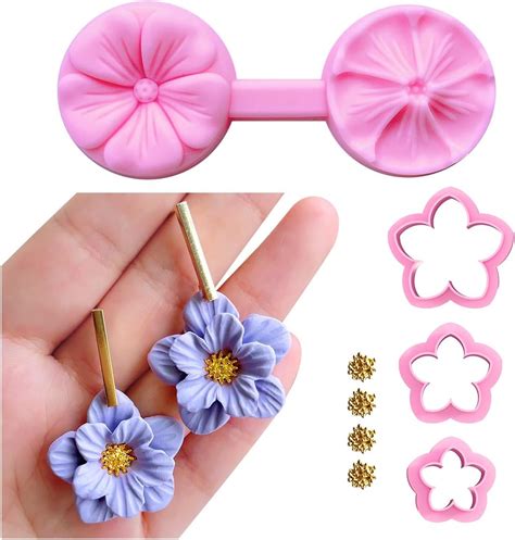 Amazon Keoker Flower Petal Clay Cutters Polymer Clay Cutters For