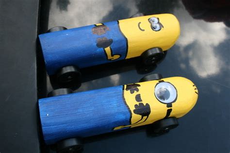 Chaos Ensues The Minion Pinewood Derby