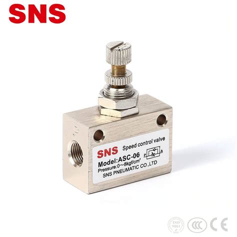 China Sns Pneumatic Asc Series Air Flow Control Valve Manufacturer And