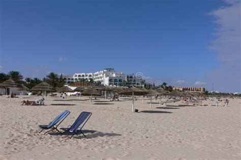 Resort Beach in Tunisia editorial photography. Image of serene - 50534292