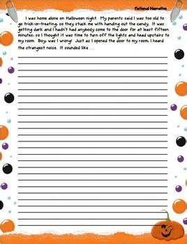 Halloween Writing Prompts And Stationery By Runde S Room Tpt