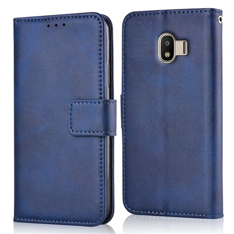 Capa Tipo Carteira De Couro Para Samsung Para Galaxy J4 2018 J400