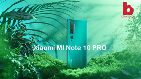 Mi Note Pro With World S First Mp Penta Camera Ict Byte