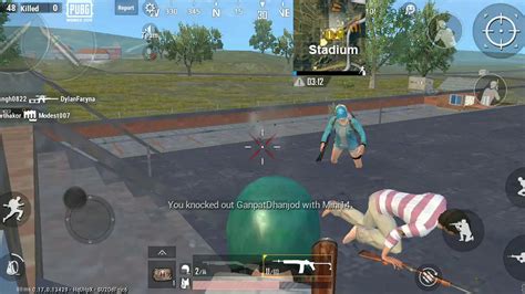 Wiping An Ace Squad On Stadium In Pubg Mobile Lite With Shotgun Is Very