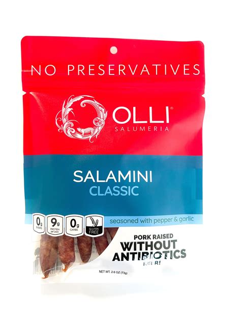 Salamini Mini Salami Snack Sticks — Olli Salumeria