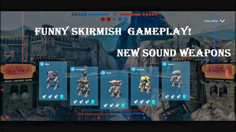 War Robots Skirmish With New Sound Weapons WR Funny Gameplay YouTube