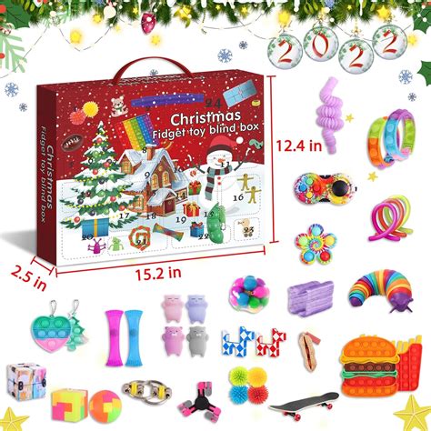 Buy Fidget Advent Calendar Days Of Surprises Fidget Toys Box