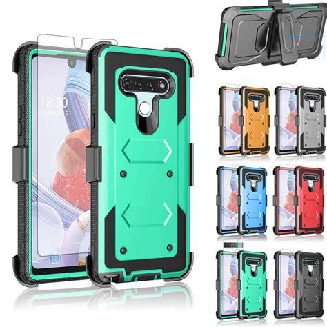 In Heavy Duty Rugged Case For Lg Stylo X V Plus Shockproof