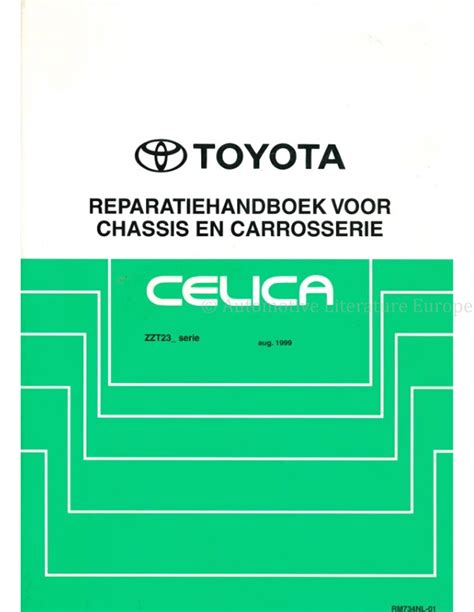 Toyota Celica Chassis Body Workshop Manual Dutch