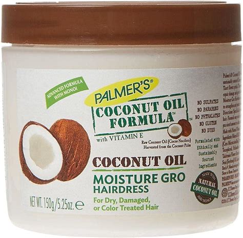 Palmers Formula Moisture Gro Hairdress Coconut Oil White G Pack Of