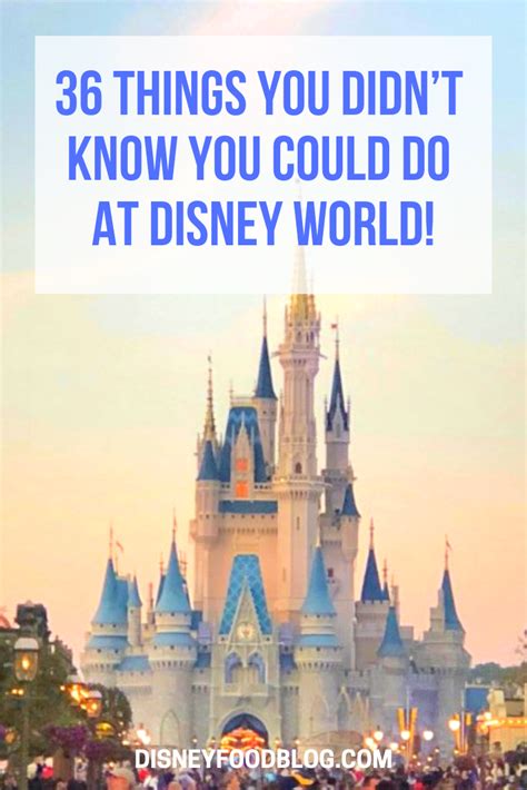 36 Things You Didnt Know You Could Do At Walt Disney World