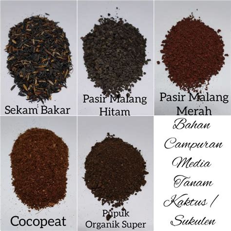 Jual Media Tanam Cocopeat Sekam Bakar Pasir Malang Pupuk Organik 250g