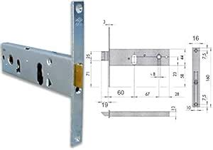 Cisa Serratura Infilare Cilindro Ovale F Amazon It Fai