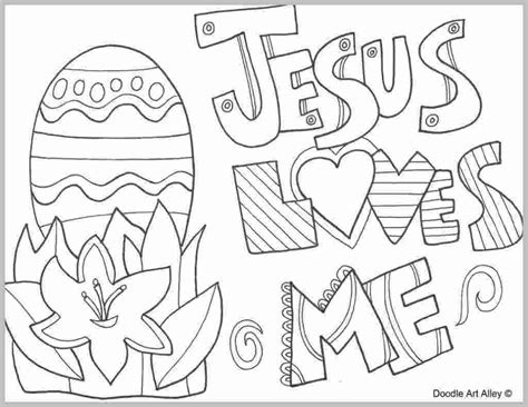 Jesus Loves Me Coloring Page Coloring Pages